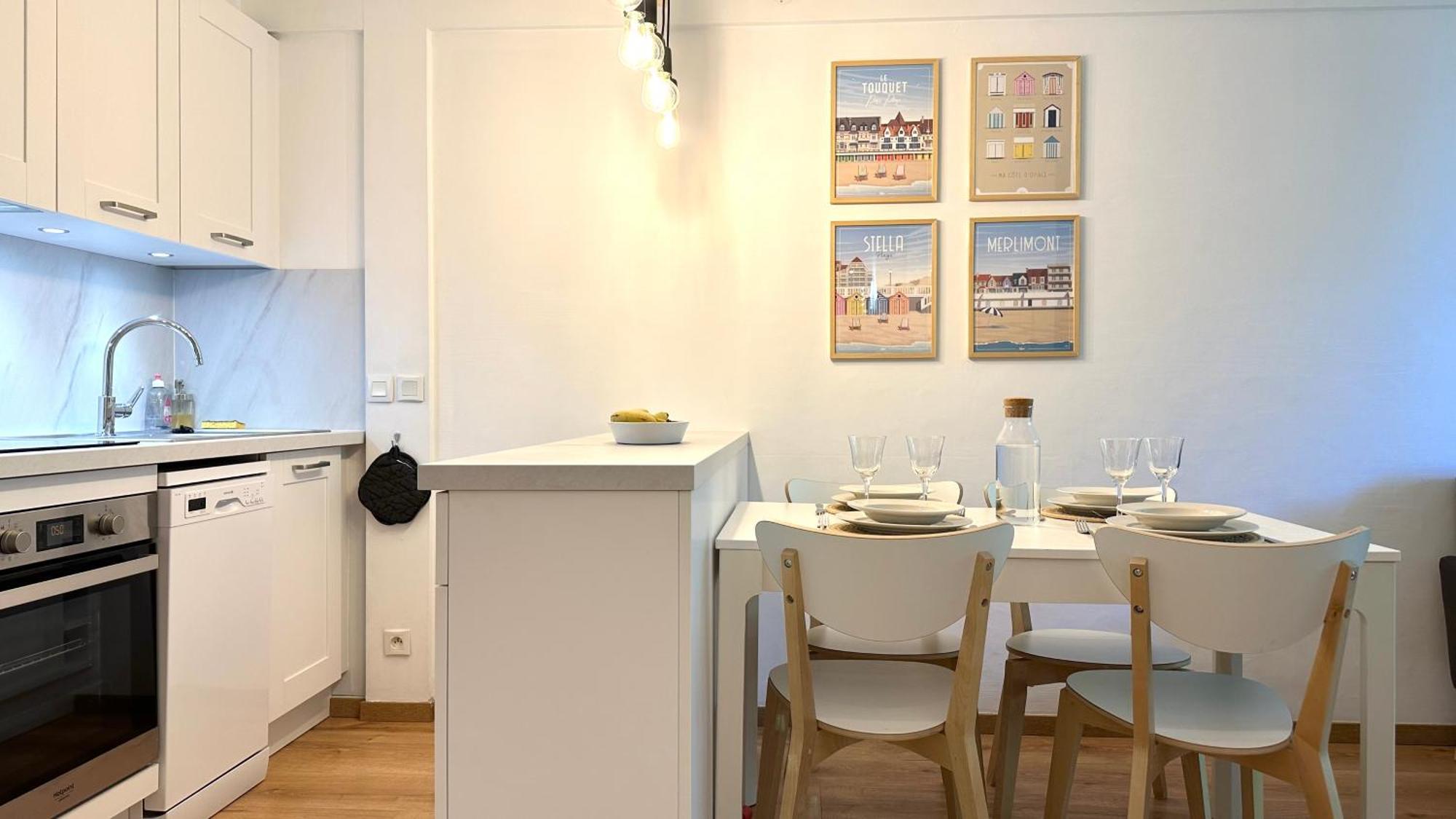 Appt 4 Pers-2 Chb-2 Sdb-Piscine-Linge Inclus-Literies Faites A L'Arrivee Inclus-Parking Apartman Le Touquet Kültér fotó