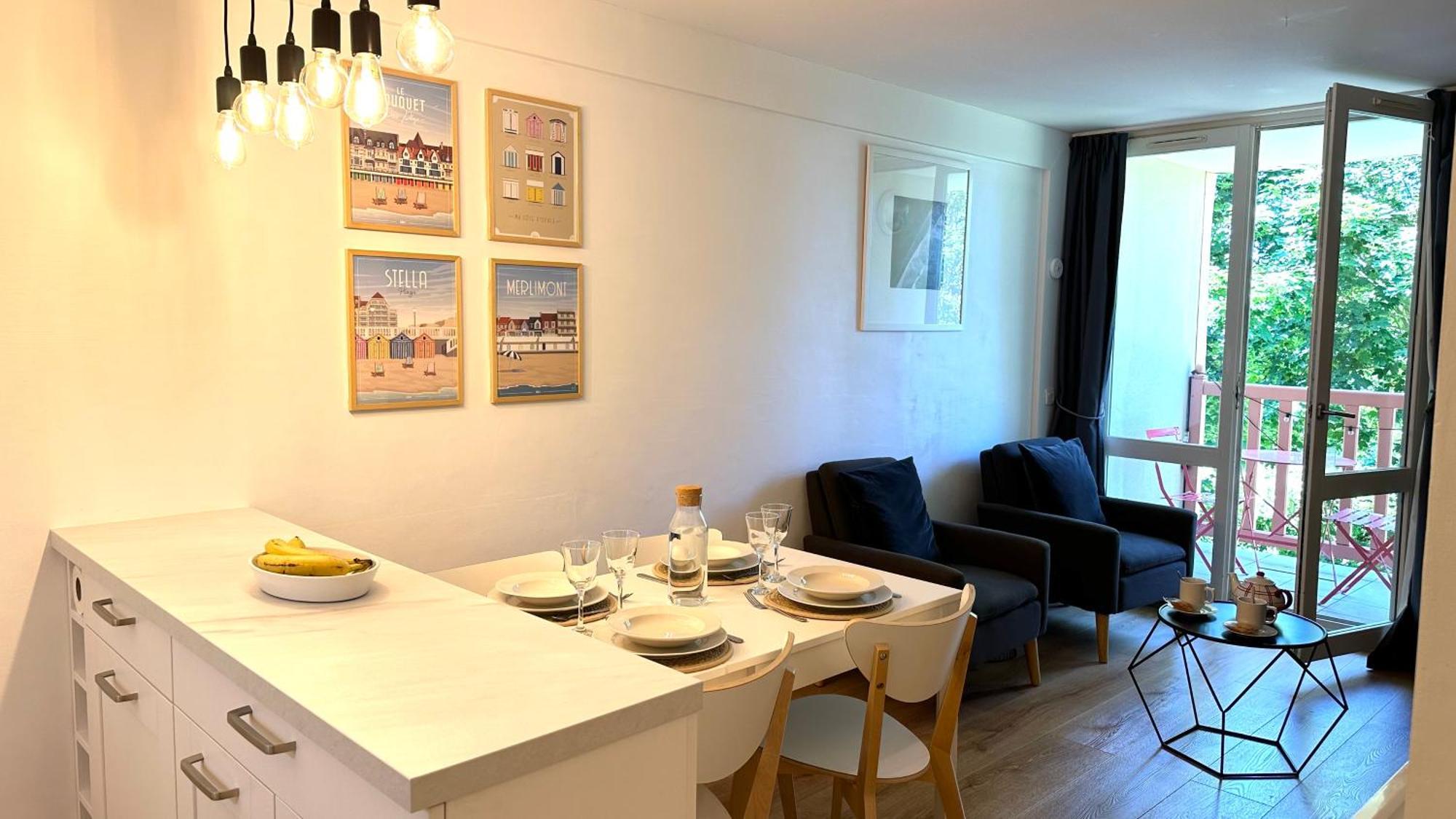 Appt 4 Pers-2 Chb-2 Sdb-Piscine-Linge Inclus-Literies Faites A L'Arrivee Inclus-Parking Apartman Le Touquet Kültér fotó